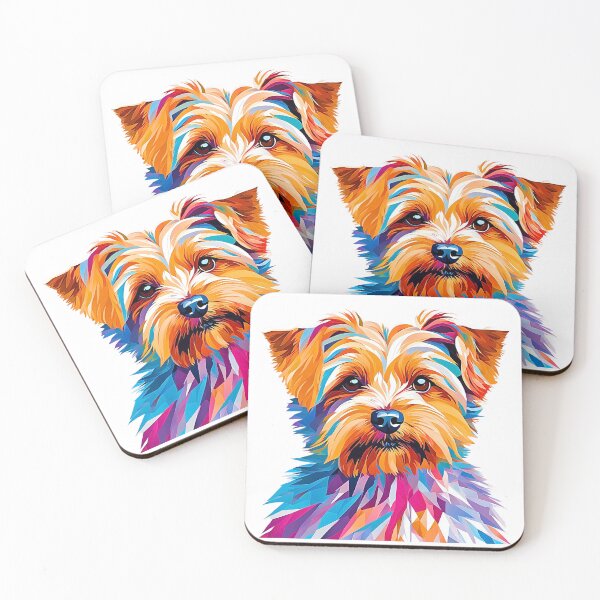 Item preview, Colorful Geometric Yorkipoo Art designed and sold by Fredster1966.