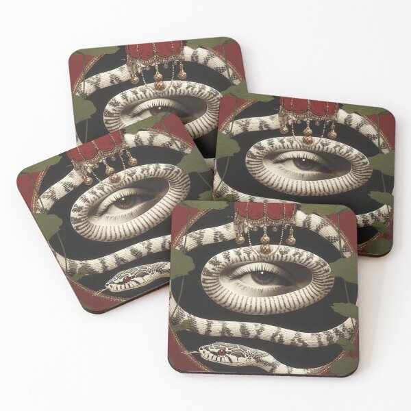 Item preview, Surreal Chinese Year of the Snake: Abstract Face with Serpentine Grace designed and sold by yinyuecreation.