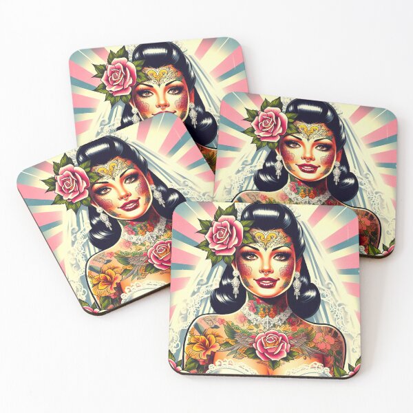 Item preview, Tattooed Bride designed and sold by PulpVintage.