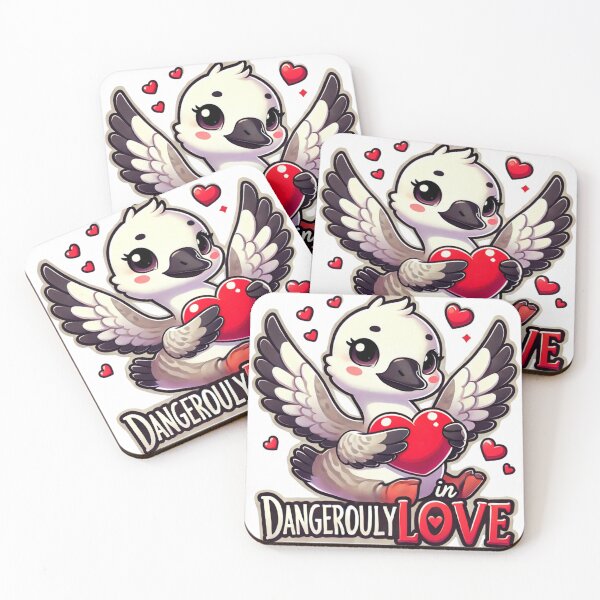 Item preview, Dangerously in Love: Cute Goose Valentine Design designed and sold by Path to Somewhere .