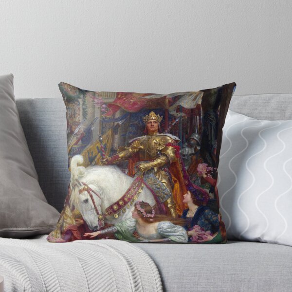 Item preview, The Two Crowns c. 1900 by Sir Frank Dicksee designed and sold by Cat Lady Designs.