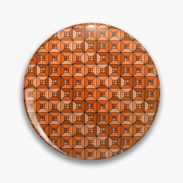 Item preview, Orange Squares Inside Squares designed and sold by Lindsey Popejoy.