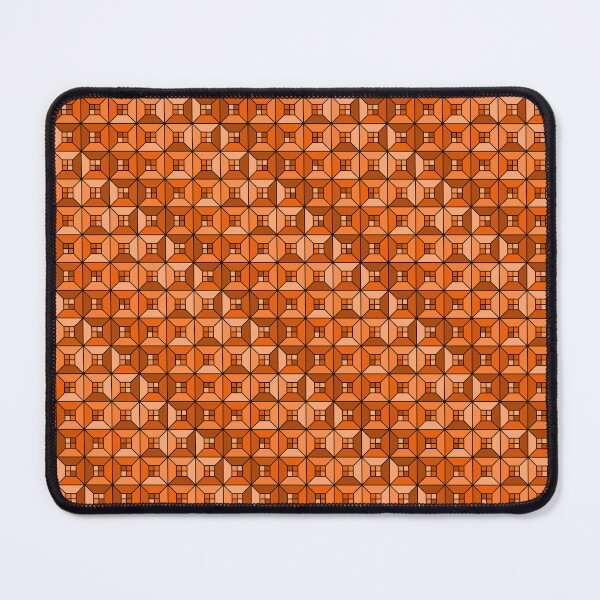 Item preview, Orange Squares Inside Squares designed and sold by Lindsey Popejoy.