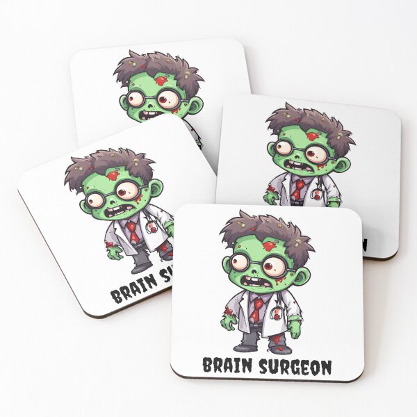 Item preview, Brain Surgeon, Funny Brain Surgeon, funny doctor design, Dr art, Silly Zombie designed and sold by Nicolelynndecor.