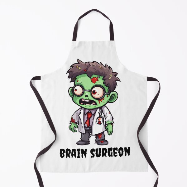 Item preview, Brain Surgeon, Funny Brain Surgeon, funny doctor design, Dr art, Silly Zombie designed and sold by Nicolelynndecor.