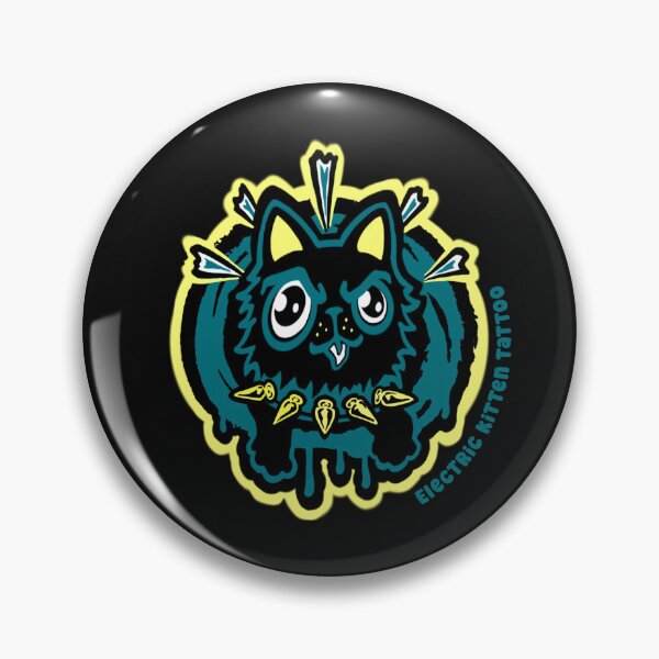 Item preview, Kitten Spiked Collar Logo designed and sold by Electric Kitten.