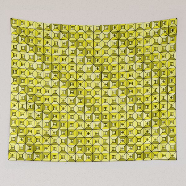 Item preview, Yellow Squares Inside Squares designed and sold by Lindsey Popejoy.