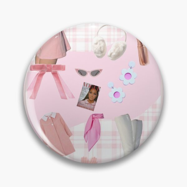 Item preview, Pink 60s outfit flat-lay designed and sold by thepinkheather.