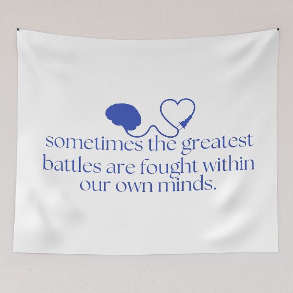 Item preview, "sometimes the greatest battles are fought within our own minds." -fourth wing, rebecca yarros designed and sold by madebysam :).