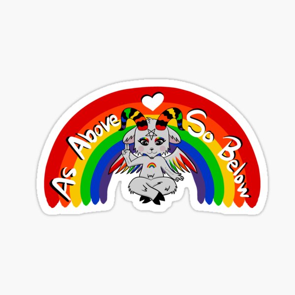 Item preview, As Above, So Below (Rainbow) designed and sold by LaurevCreations.