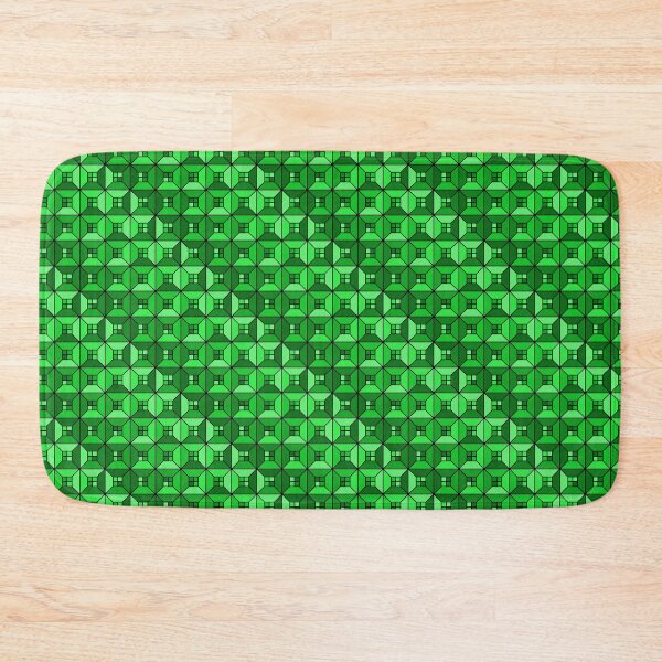 Item preview, Green Squares Inside Squares designed and sold by Lindsey Popejoy.