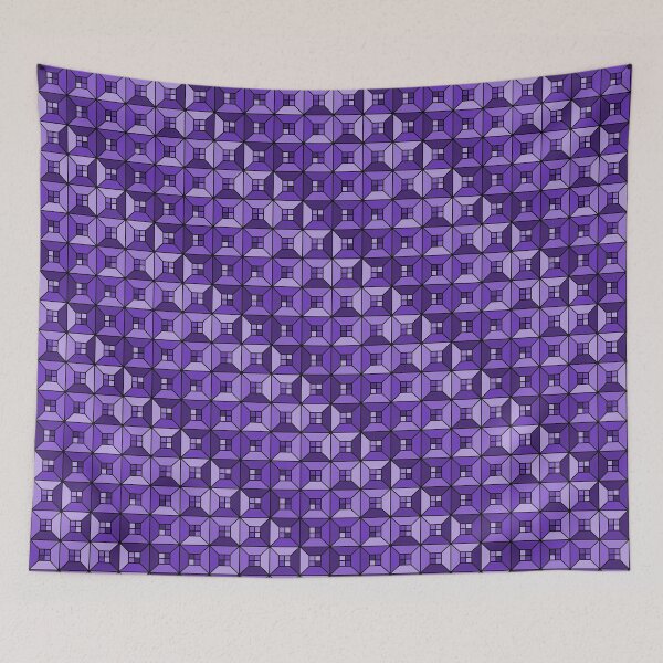 Item preview, Purple Squares Inside Squares designed and sold by Lindsey Popejoy.