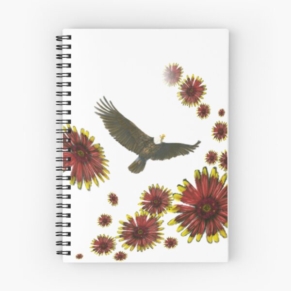 Item preview, American Bald Eagle and Wildflower designed and sold by CDT Art.