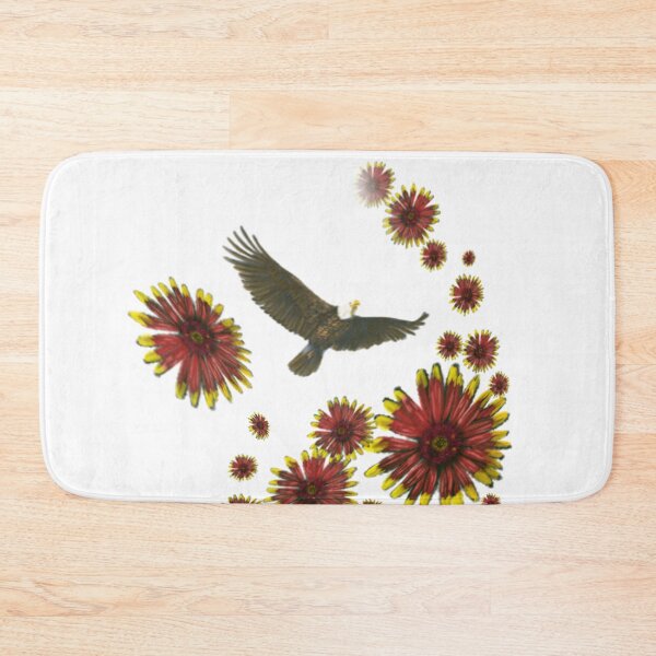 Item preview, American Bald Eagle and Wildflower designed and sold by CDT Art.