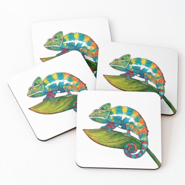 Item preview, Jungle Chameleon , nature Chameleon on a Leaf, reptile aesthetic  designed and sold by Wildlife2021.