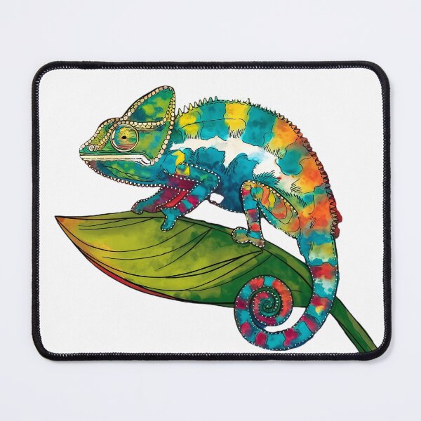 Item preview, Jungle Chameleon , nature Chameleon on a Leaf, reptile aesthetic  designed and sold by Wildlife2021.