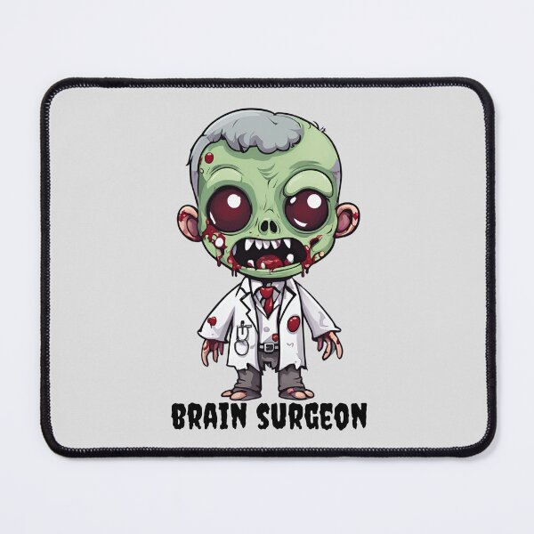 Item preview, Copy of Brain Surgeon, Funny Brain Surgeon, funny doctor design, Dr art, Silly Zombie designed and sold by Nicolelynndecor.