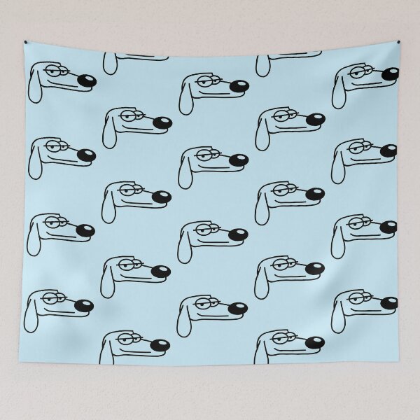 Item preview, Dog Looks Cool Face Relaxed Look Guy Chill Dude Comic Cartoon designed and sold by shirt-o-mat.