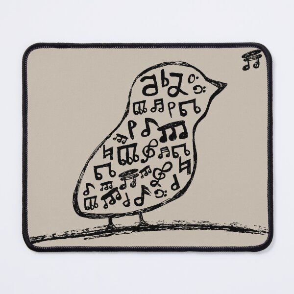 Item preview, Bird and Musical Notes designed and sold by PodMood.