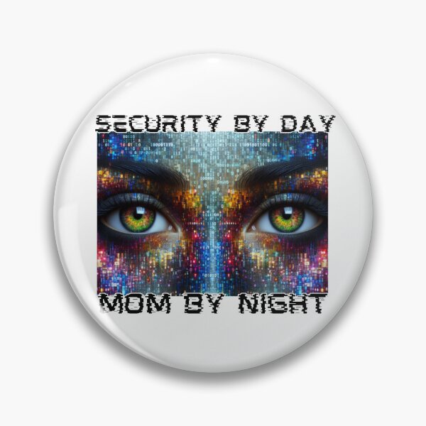 Artikelvorschau, Tagsüber Sicherheit, nachts Mama – Cybersecurity Supermom Design entworfen und verkauft von Teacher2Nerds.