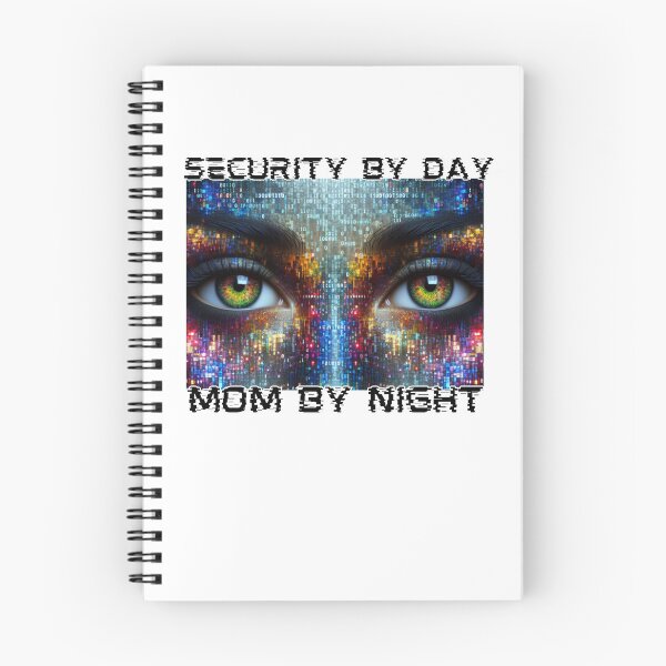 Item preview, Security by Day, Mom by Night – Cybersecurity Supermom Design designed and sold by Teacher2Nerds.