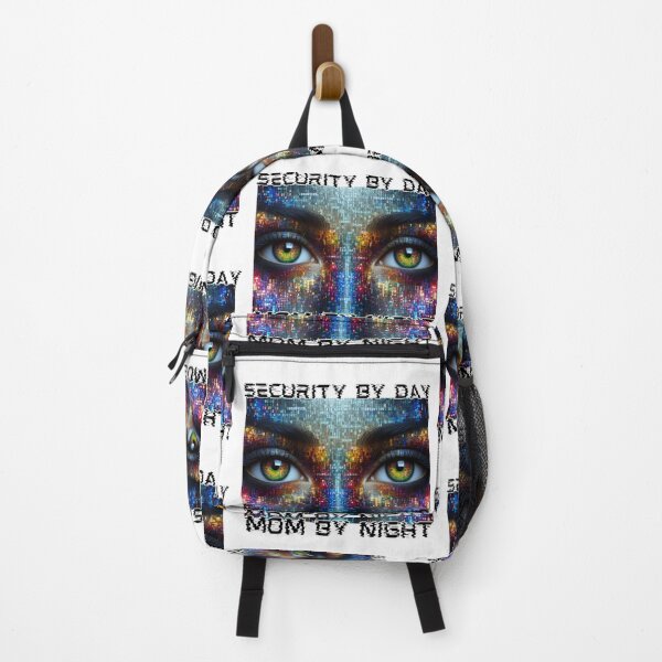 Item preview, Security by Day, Mom by Night – Cybersecurity Supermom Design designed and sold by Teacher2Nerds.