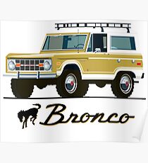 Vintage Bronco Poster