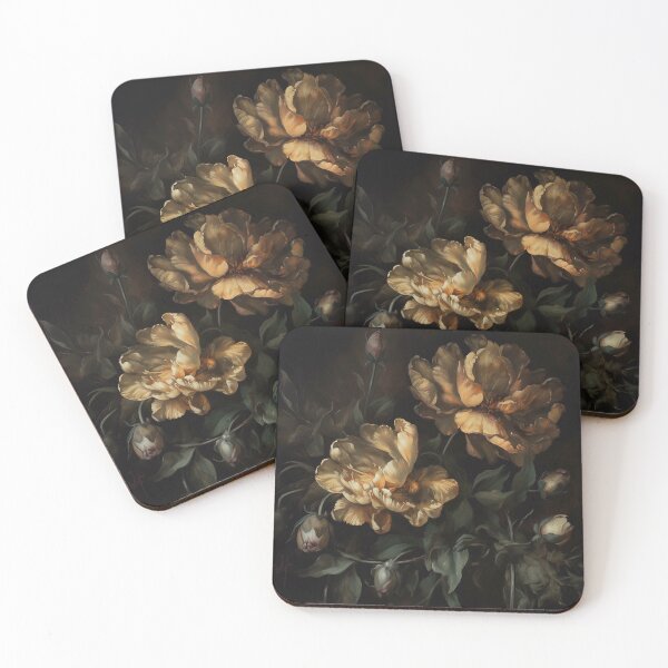 Item preview, Gold Neutral Moody Floral designed and sold by CopelandAndCo.