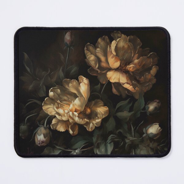 Item preview, Gold Neutral Moody Floral designed and sold by CopelandAndCo.