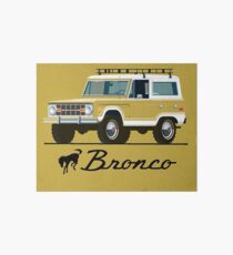 Vintage Bronco Art Board