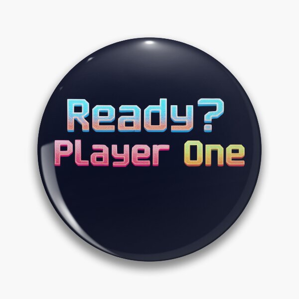 Item preview, Ready? Player One: Neon Pixel  designed and sold by Jollys-ArtShop.