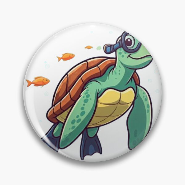 Item preview, MR. TURTLE GONE SNORKELING designed and sold by likbatonboot.