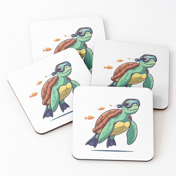 Item preview, MR. TURTLE GONE SNORKELING designed and sold by likbatonboot.