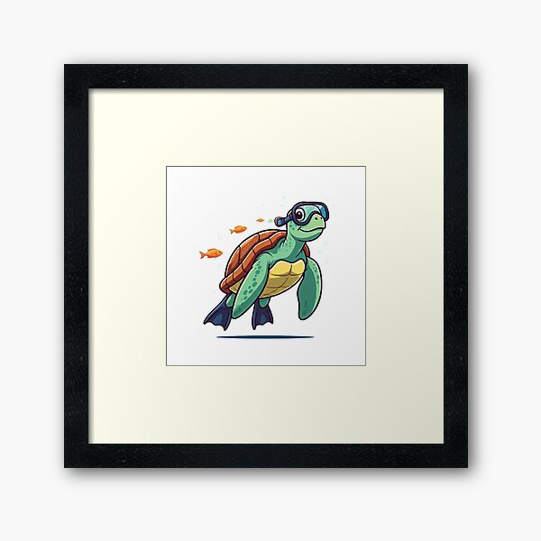 Item preview, MR. TURTLE GONE SNORKELING designed and sold by likbatonboot.