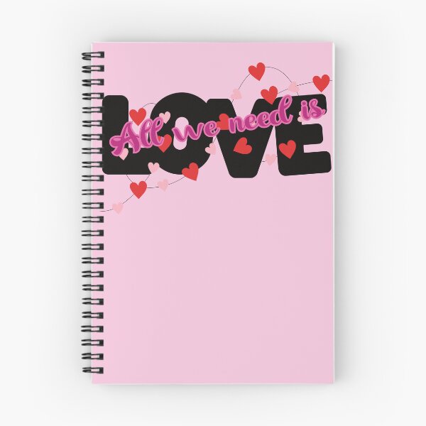 Item preview, All We Need is Love - Black Pink and Red Hearts designed and sold by FaeryNuff.