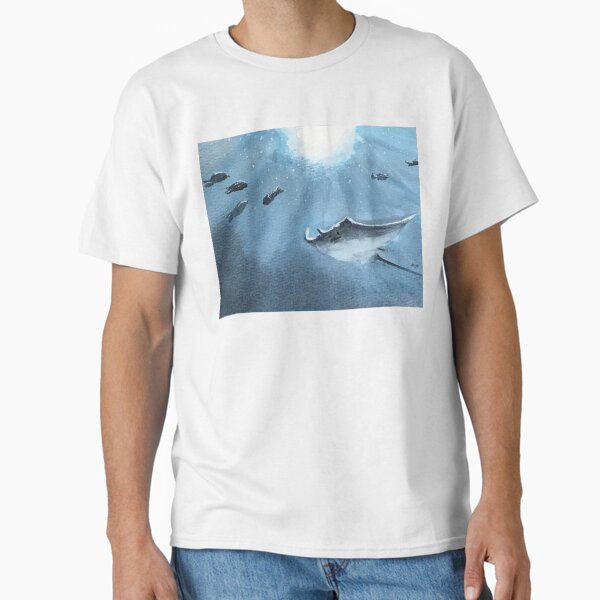 Item preview, Ray in blue ocean designed and sold by NathBros.