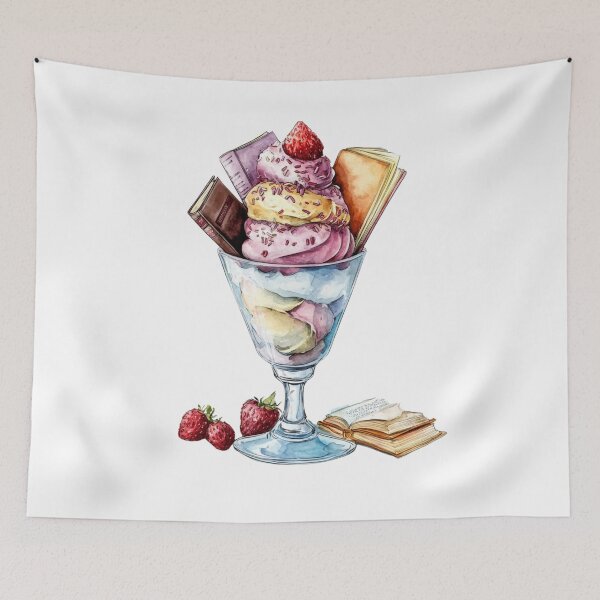 Item preview, Sweet Reader, Ice Cream Sundae made with Books designed and sold by MamaCDesigns.