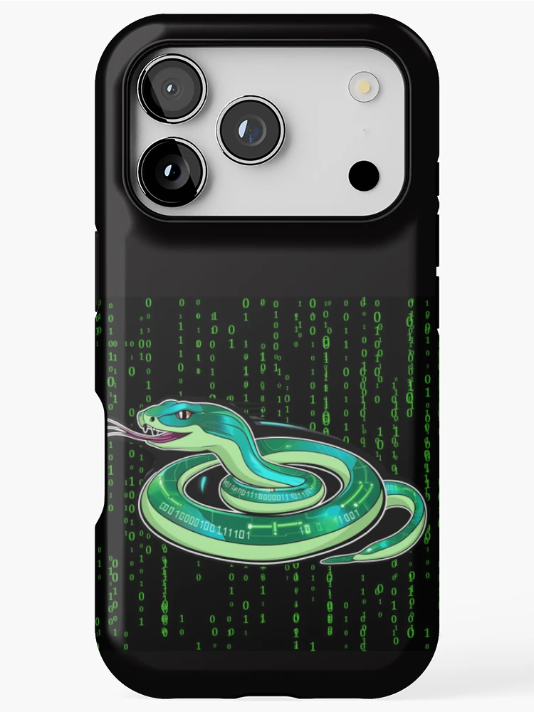 Thumbnail 1 of 4, iPhone Case, Python code designed and sold by Floofiness.