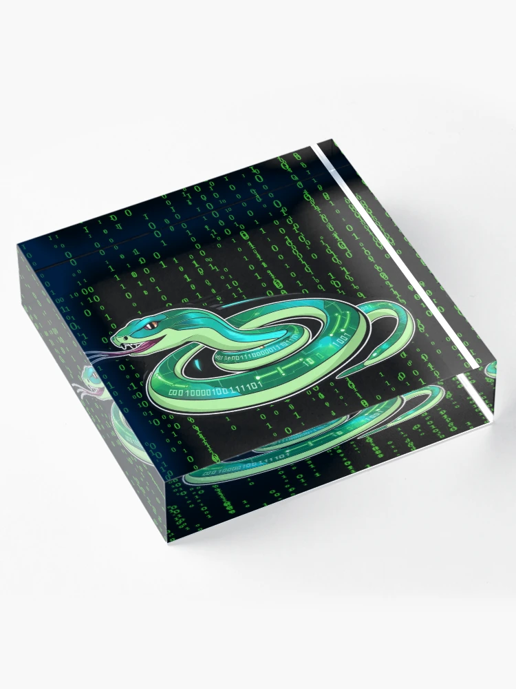 Thumbnail 4 von 5, Acrylblock, Python-Code designt und verkauft von Floofiness.