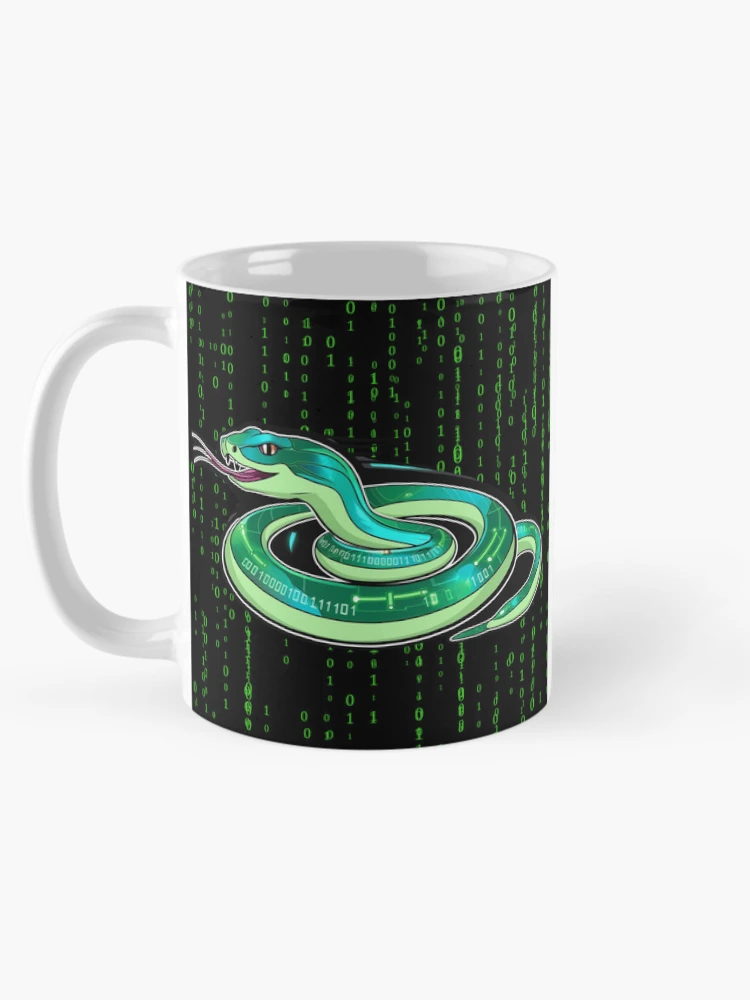 Thumbnail 5 von 6, Kaffeebecher, Python-Code designt und verkauft von Floofiness.