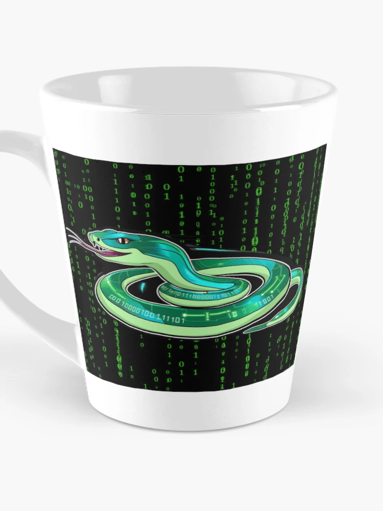 Thumbnail 3 von 4, Kaffeebecher, Python-Code designt und verkauft von Floofiness.