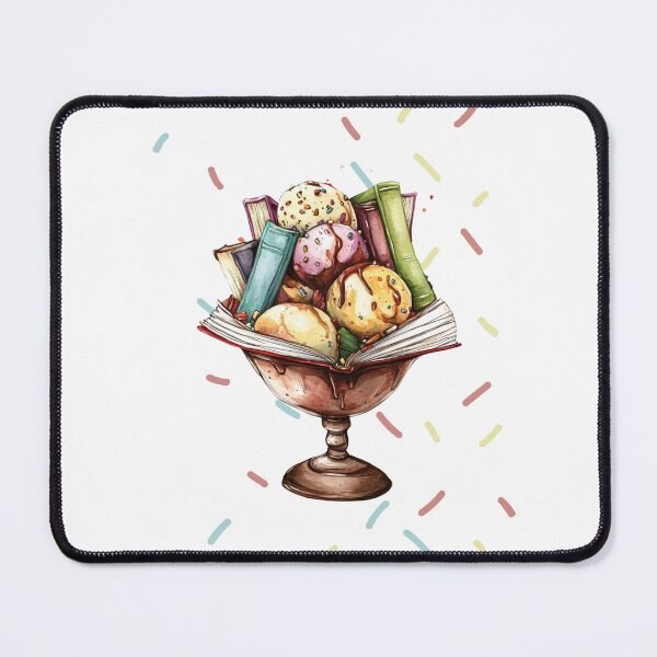 Item preview, Sweet Reader, Ice Cream Sundae with Books and Sprinkles designed and sold by MamaCDesigns.