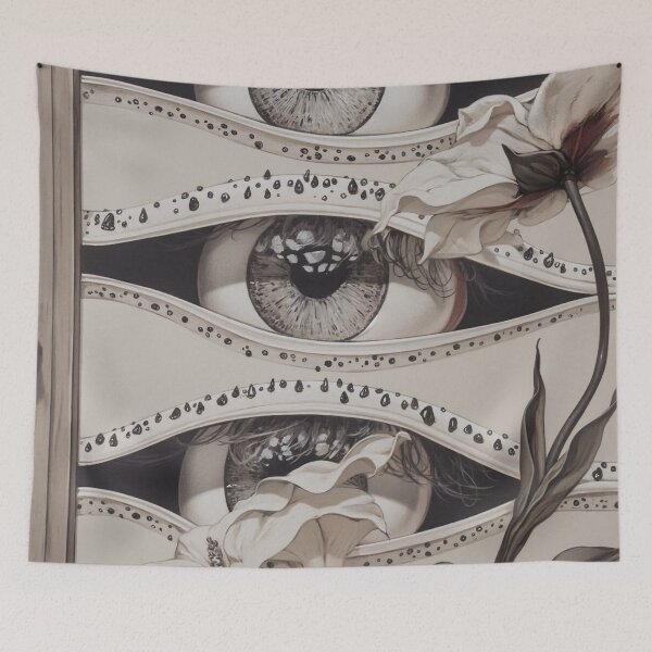 Item preview, Chinese Year of the Snake: Abstract Face with Serpentine Grace designed and sold by yinyuecreation.