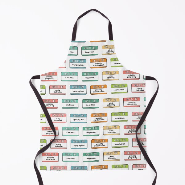 Item preview, Hello, I'm name tag print designed and sold by toadwithbooks.