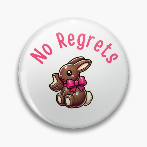 Item preview, No Regrets Chocolate Bunny designed and sold by LewpyG.