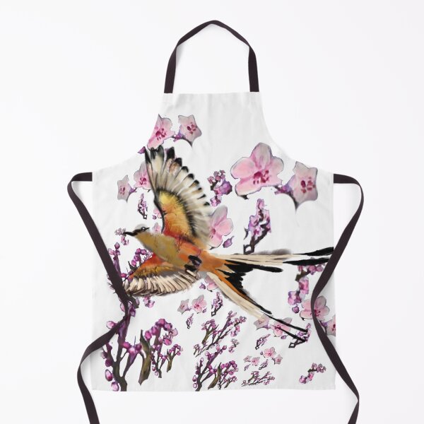 Item preview, Scissortail Flycatcher and Redbud designed and sold by CDT Art.