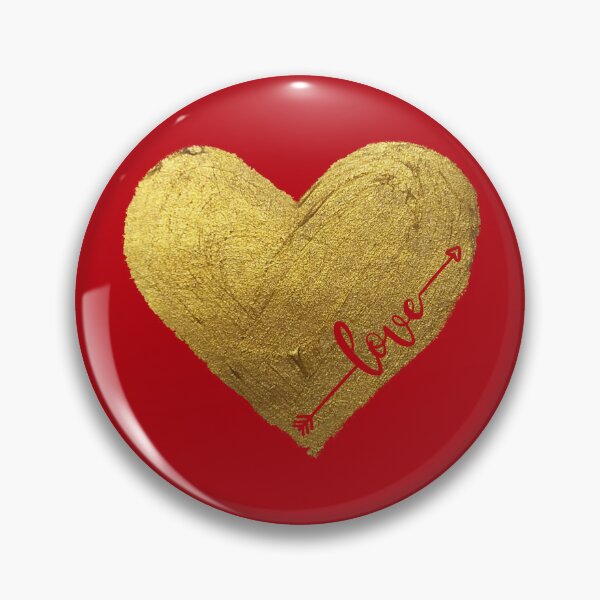 Item preview, "Gold Heart" designed and sold by ChristinesCo.