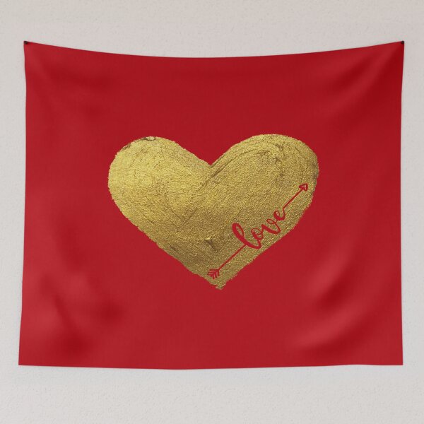 Item preview, "Gold Heart" designed and sold by ChristinesCo.
