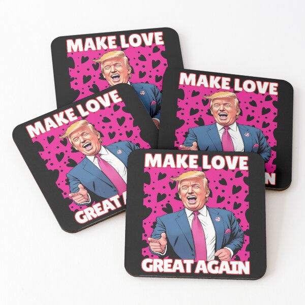 Item preview, Funny Donald Trump "Make Love Great Again" | MAGA Valentine’s Day Gift | Political V-Day Humor for Trump Fans and Patriots designed and sold by VZCreativeLab.