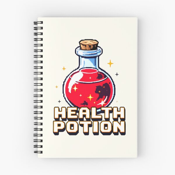 Item preview, Health Potion: Retro Revival designed and sold by Jollys-ArtShop.